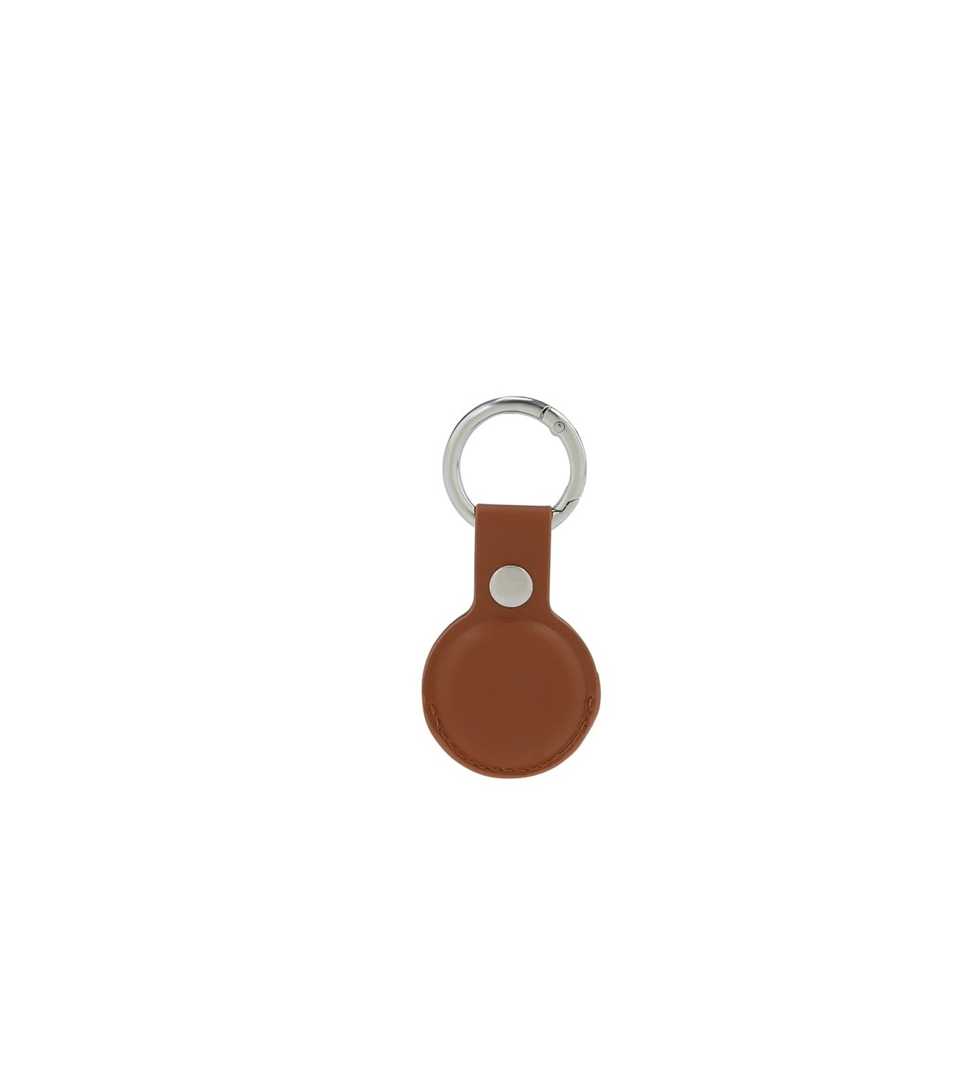 LEEVI - Santhome® PU Keychain with Santhome Tag pocket - Tan - Image 2