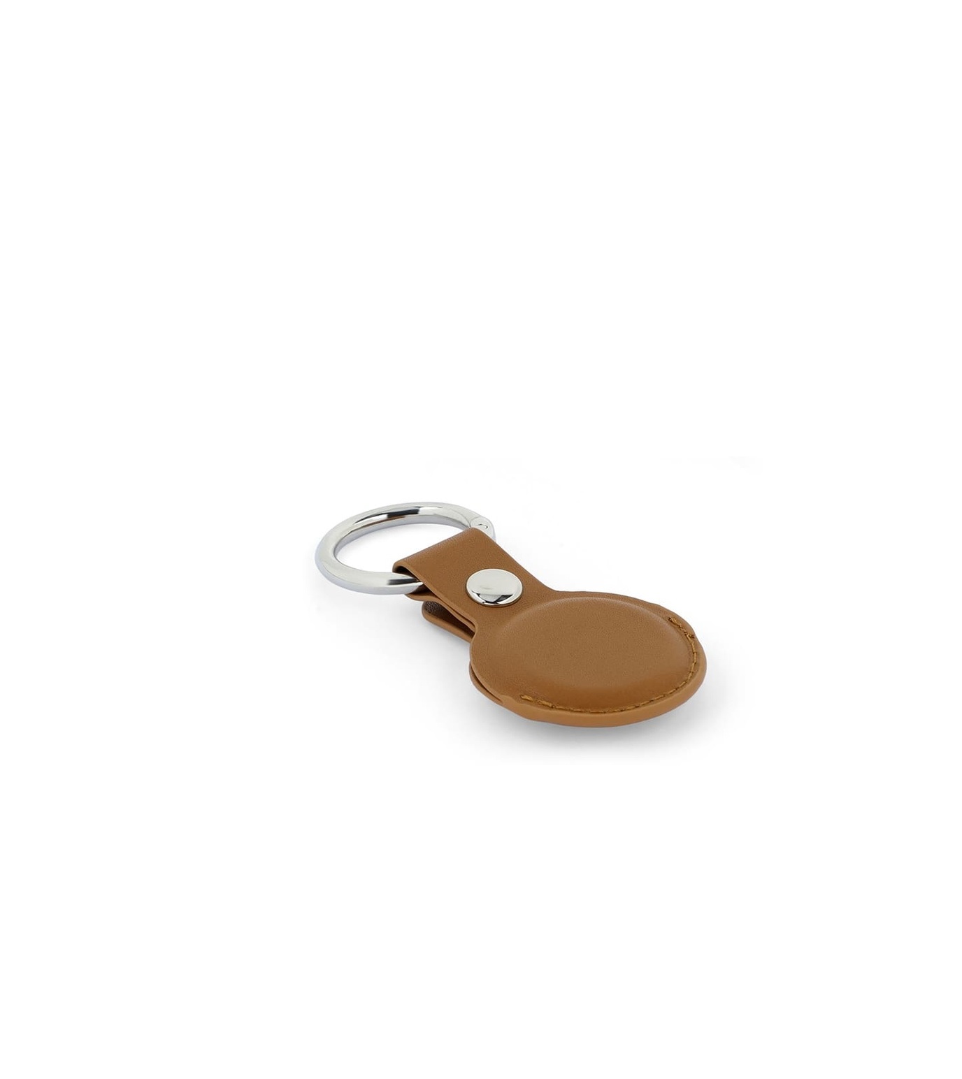 LEEVI - Santhome® PU Keychain with Santhome Tag pocket - Tan - Image 3