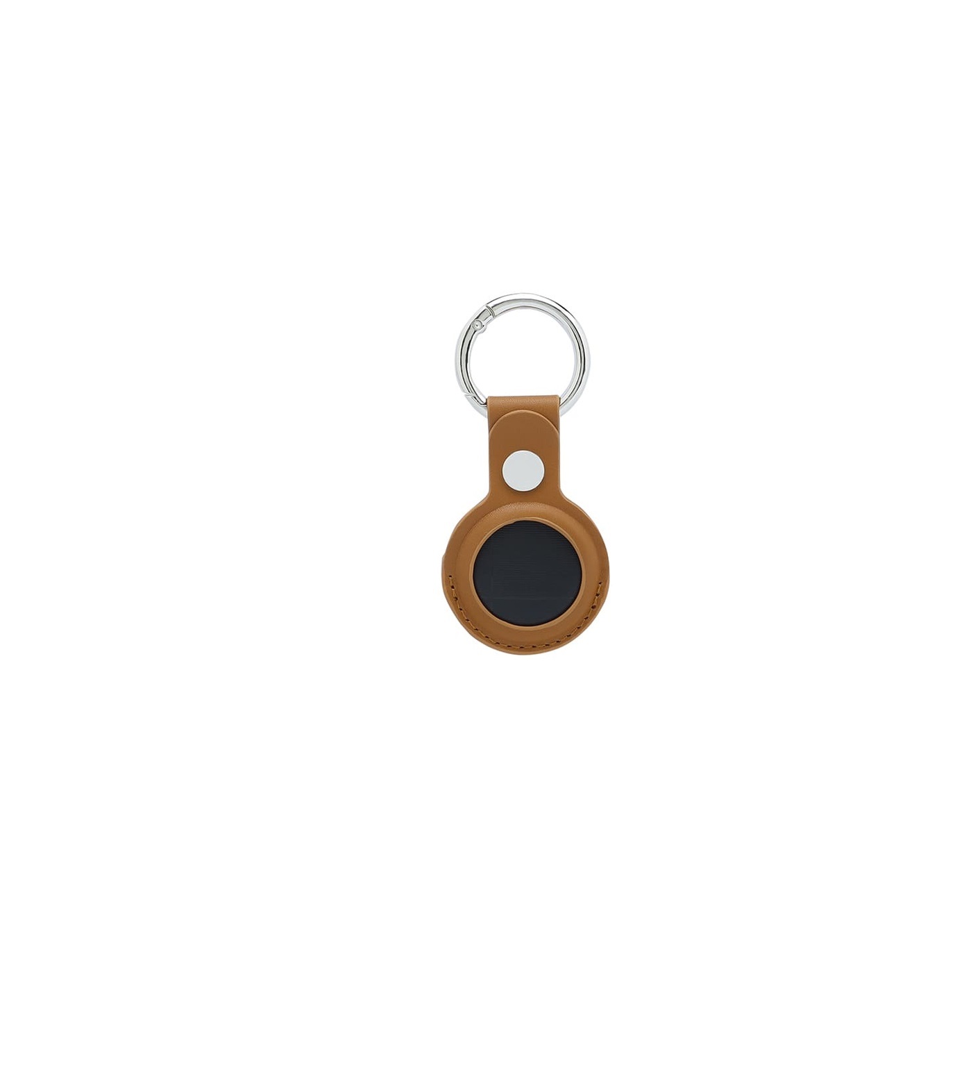 LEEVI - Santhome® PU Keychain with Santhome Tag pocket - Tan - Image 6