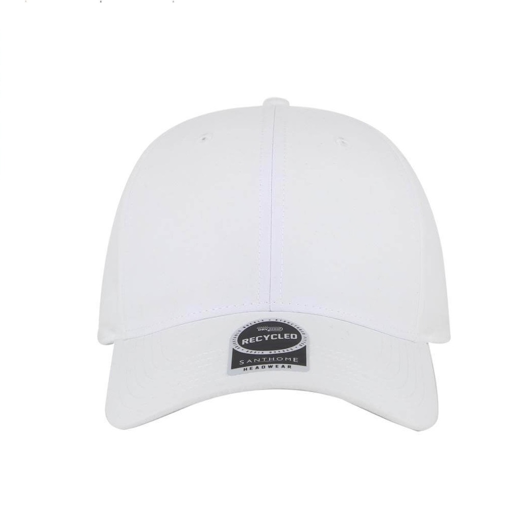 ULTRA - Santhome RPET 6 Panel DryNCool Sport Cap - White - Image 2