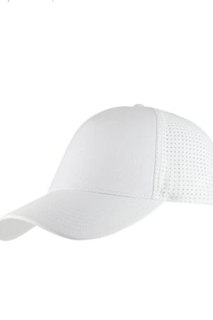 ACE - Santhome 5 Panel DryNCool Sports Cap - White