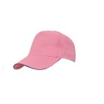 Hans Larsen Cotton Cap-Pink/Purple Sandwich