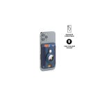 MARZ - Santhome® Magnetic Phone Cardholder with Santhome Tag Pocket - Navy Blue