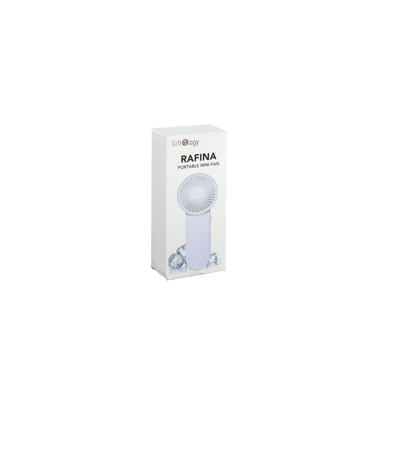 RAFINA - Portable Desk/Hand Fan (Battery operated) - White - Image 4