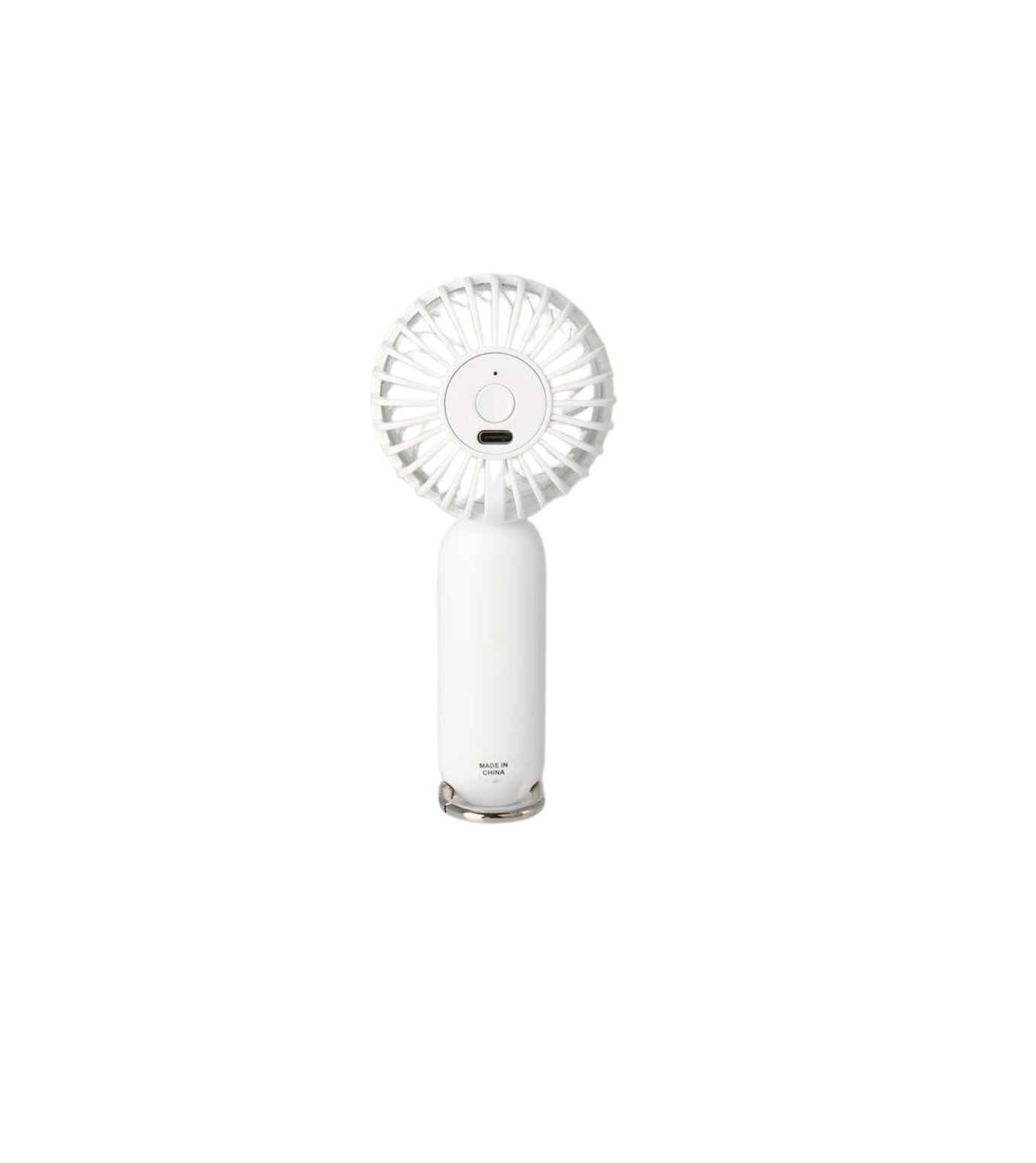 HOFN - Rechargeable Mini Hand Fan - White - Image 3