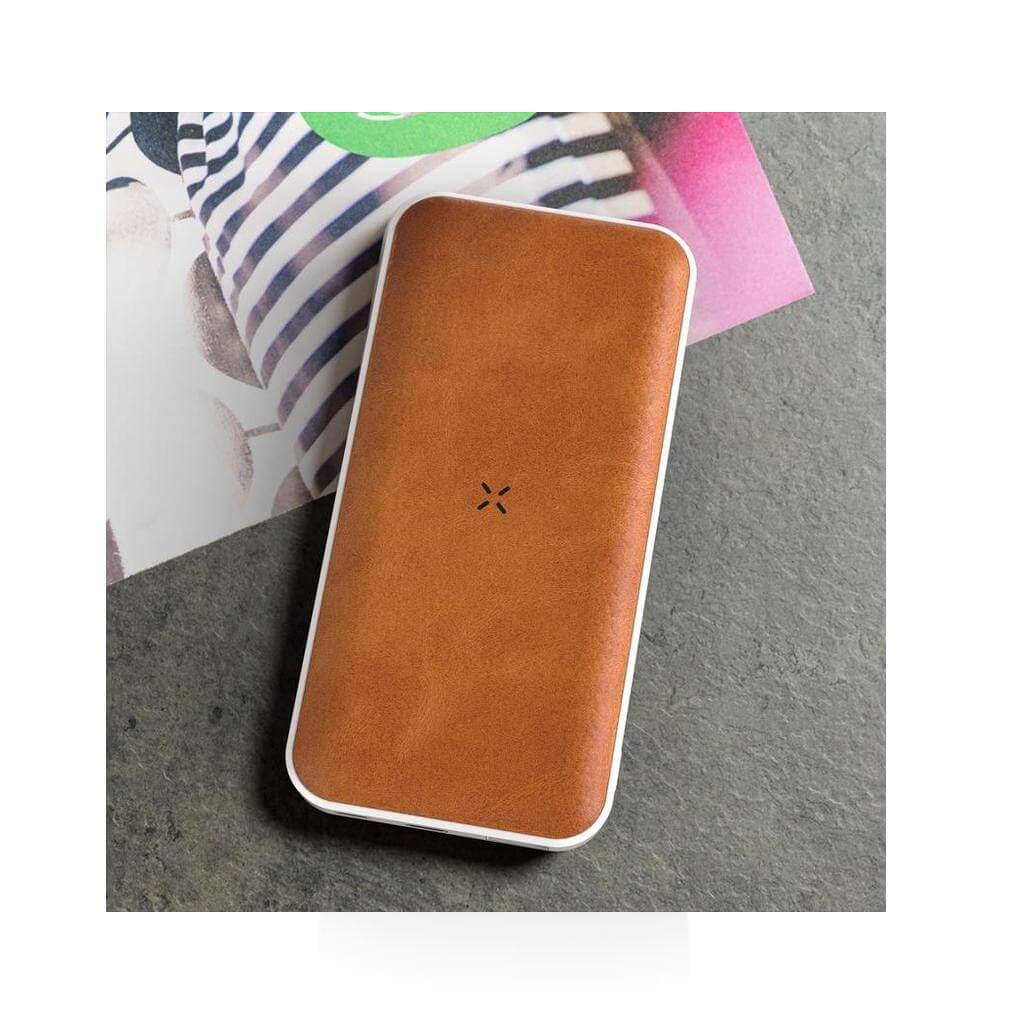 ALBECK - Recycled Leather 10000mAh PD Powerbank - White/Tan - Image 2