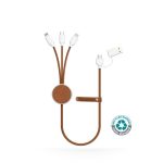 KOPER - @memorii Recycled 6-in-1 Charging Cable - White