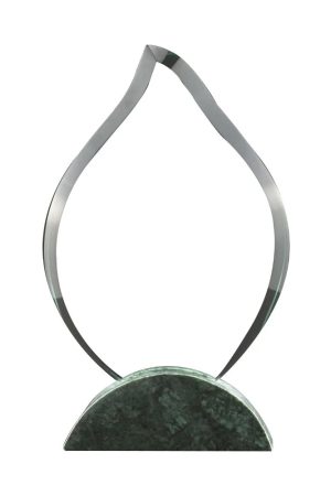 Flame Shaped Crystal & Marble Awards in Hardboard Box