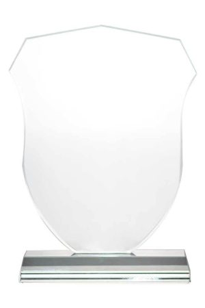 Shield Shaped Crystal Awards with Gift Box