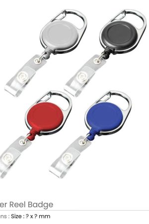 Carabiner Reel Badges