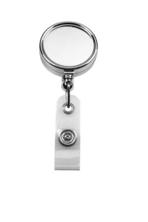 Silver Mirror Shiny Badge Reels