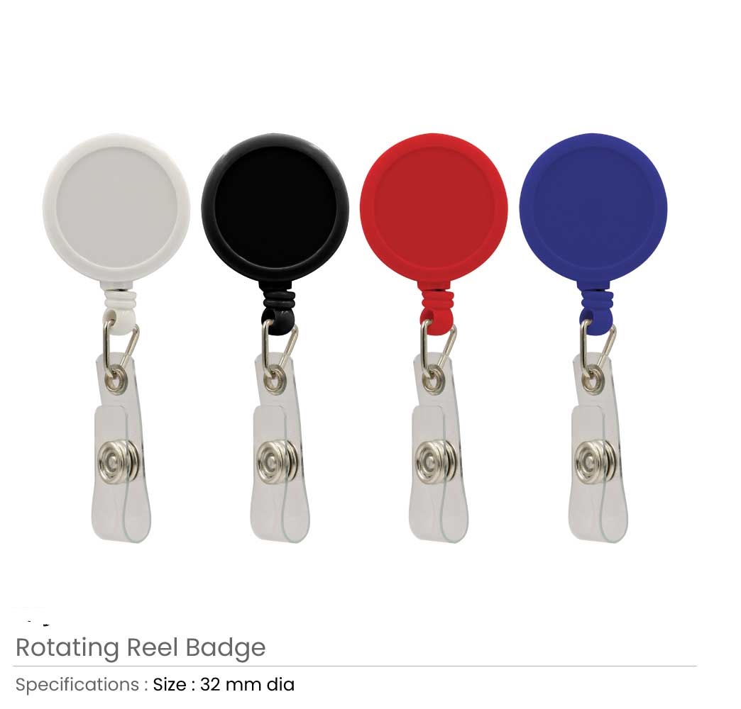 Rotating Reel Badges