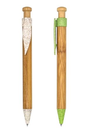 Bamboo with Wheat Straw Pens