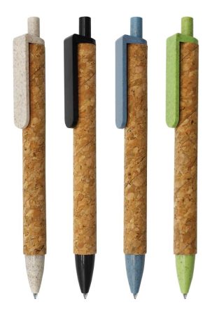 Wheat Straw and Cork Pens