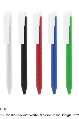 Prism Design Plastic Pens