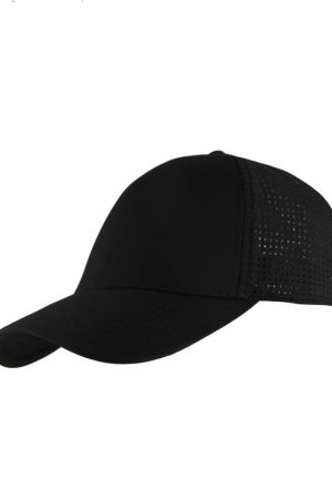 ACE - Santhome 5 Panel DryNCool Sports Cap - Black
