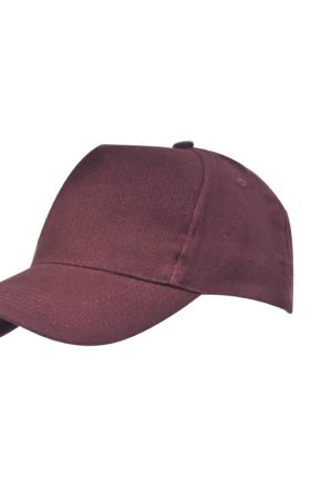 Hans Larsen Cotton Cap-Maroon