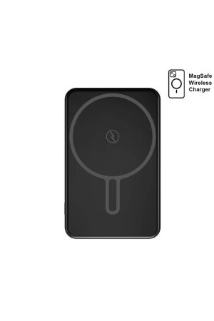 TARRENZ - Giftology 5000 mAh Magnetic Wireless Powerbank - Black
