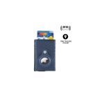 TROMSI - Santhome® PU Card Holder with Santhome Tag pocket - Navy Blue