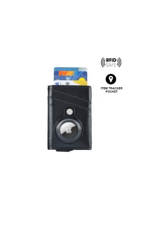 TROMSI - Santhome® PU Card Holder with Santhome Tag pocket - Black