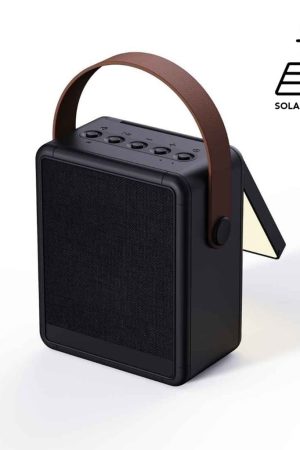 SOLA - @memorii RCS Recycled Solar Speaker & Lamp - Black