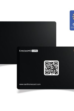 Santhome Card - Digital Business NFC Card - Black