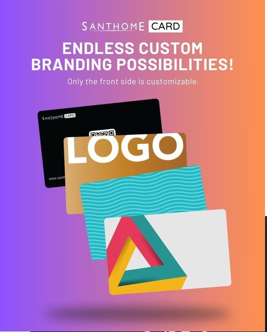Santhome Card - Digital Business NFC Card - Black - Image 3
