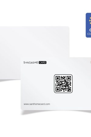 Santhome Card - Digital Business NFC Card - White