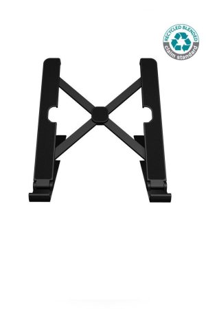RIGA - @memorii Recycled Laptop Stand - BlackPersonalized Laptop Stand
