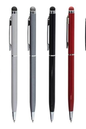 Slim Metal Pens with Stylus