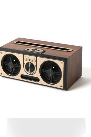 SEVAN - Giftology Retro Wood 20W Bluetooth Speaker with FM