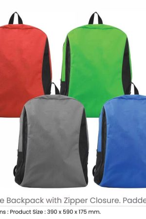 Two-toned Backpacks 600D Polyester Material