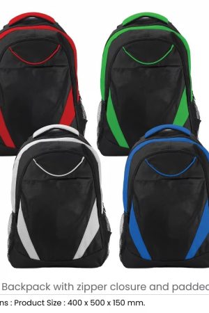 Two-toned Backpacks 600D Polyester Material