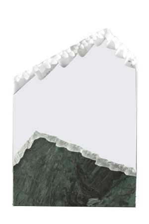 Mountain Shaped Crystal & Marble Awards in the Box