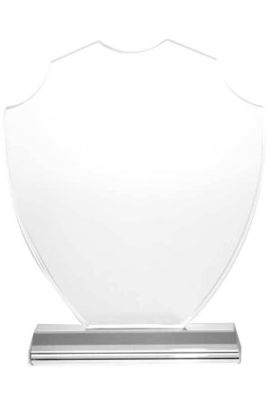 Victorian Shield Crystal Awards with Gift Box