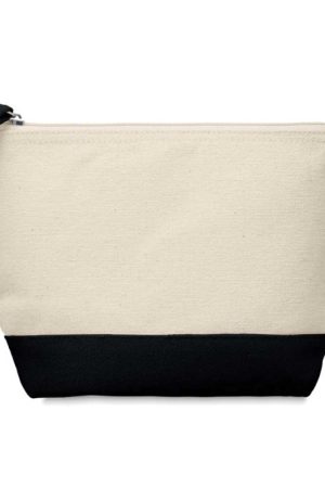 Cotton Canvas Zipper Pouch