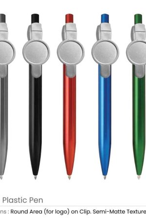 Big Logo Plastic Pens