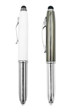 3 in 1 Metal Pens with Stylus and Light