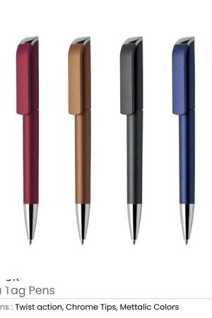 Maxema Tag Pens Metallic Colors