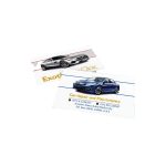 Business Cards, Gold Foiling, Brilliant Paper 300 gsm 9x5.5cms 1000Pcs