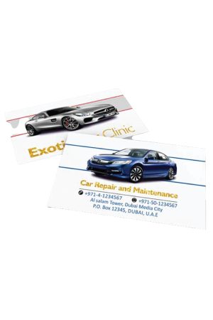 Business Cards, Gold Foiling, Brilliant Paper 300 gsm 9x5.5cms 1000Pcs