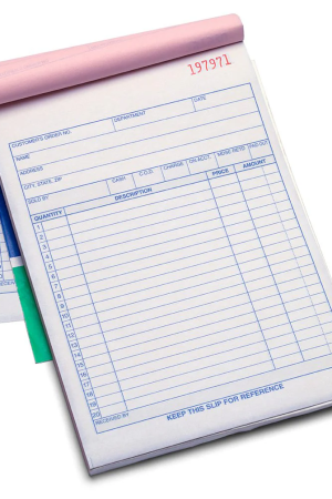 Bill Book / Invoice Book / Delivery Note, etc. A4 Size